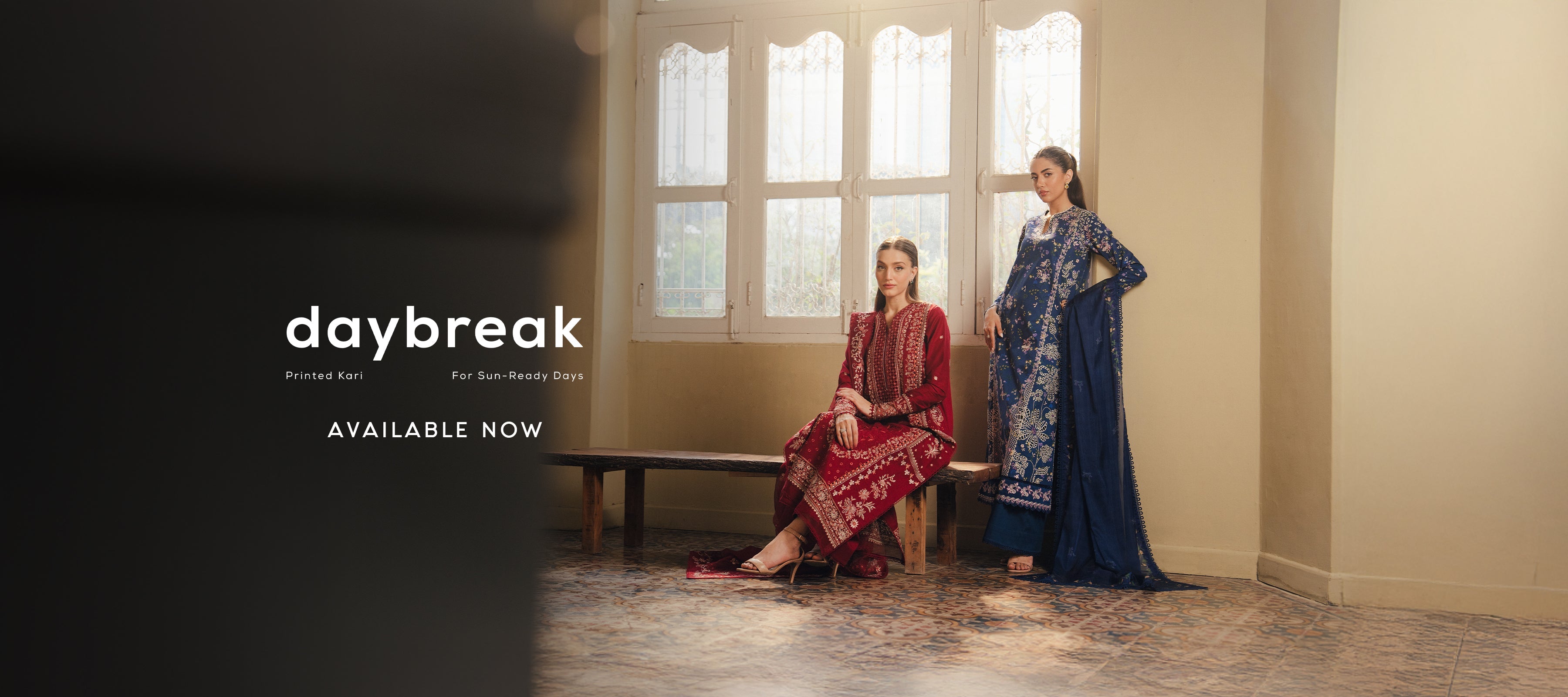 Afrozeh Day Break Collection Desktop Banner